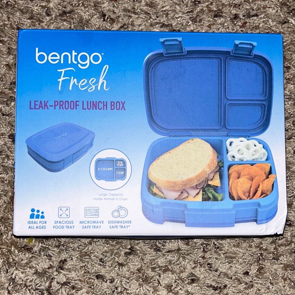 NEW - Bentgo Fresh Blue Leak-Proof Lunch Box